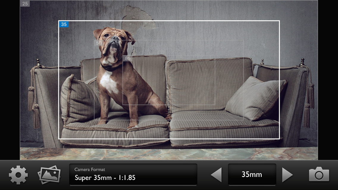 Cadrage - the better director's viewfinder app