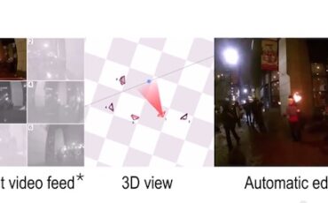 Automatic editing of multi-camera event footage, developed by Disney