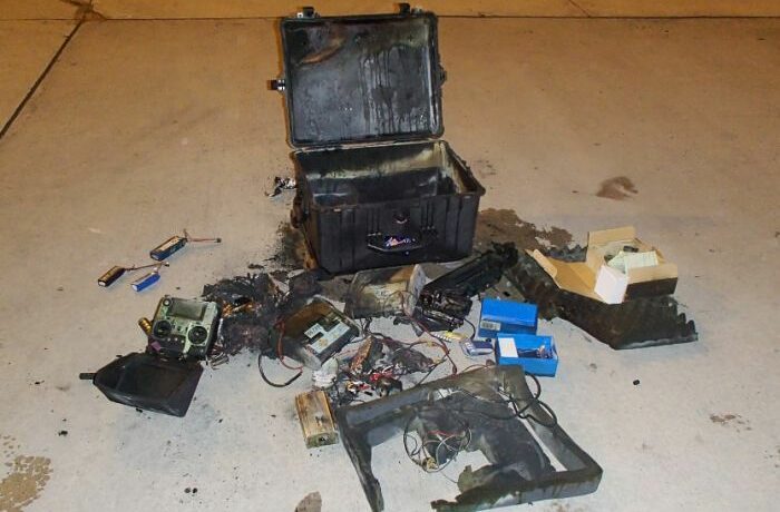 Drone batteries causing plane fire in Australia - always declare them!