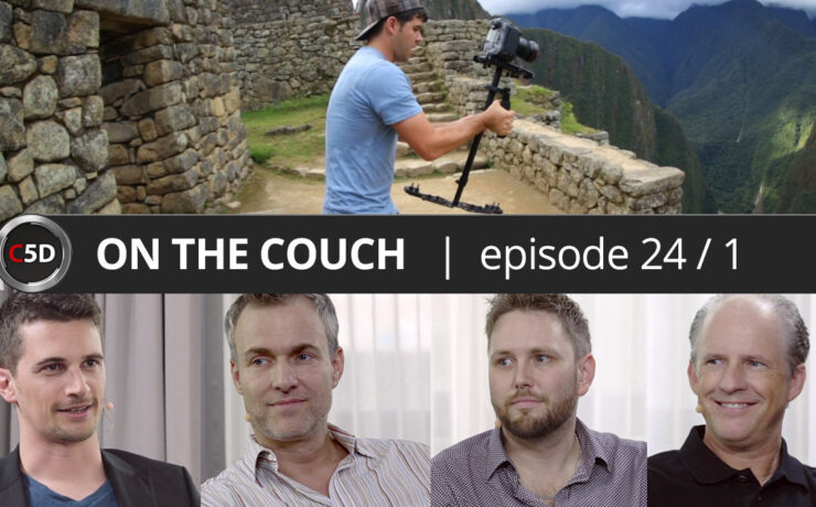 Glidecam vs gimbal, RED & the Revolution - ON THE COUCH Ep. 24 part 1 of 2 - Frank Mirbach, Lawrence Richards & Glidecam CEO David Stevens