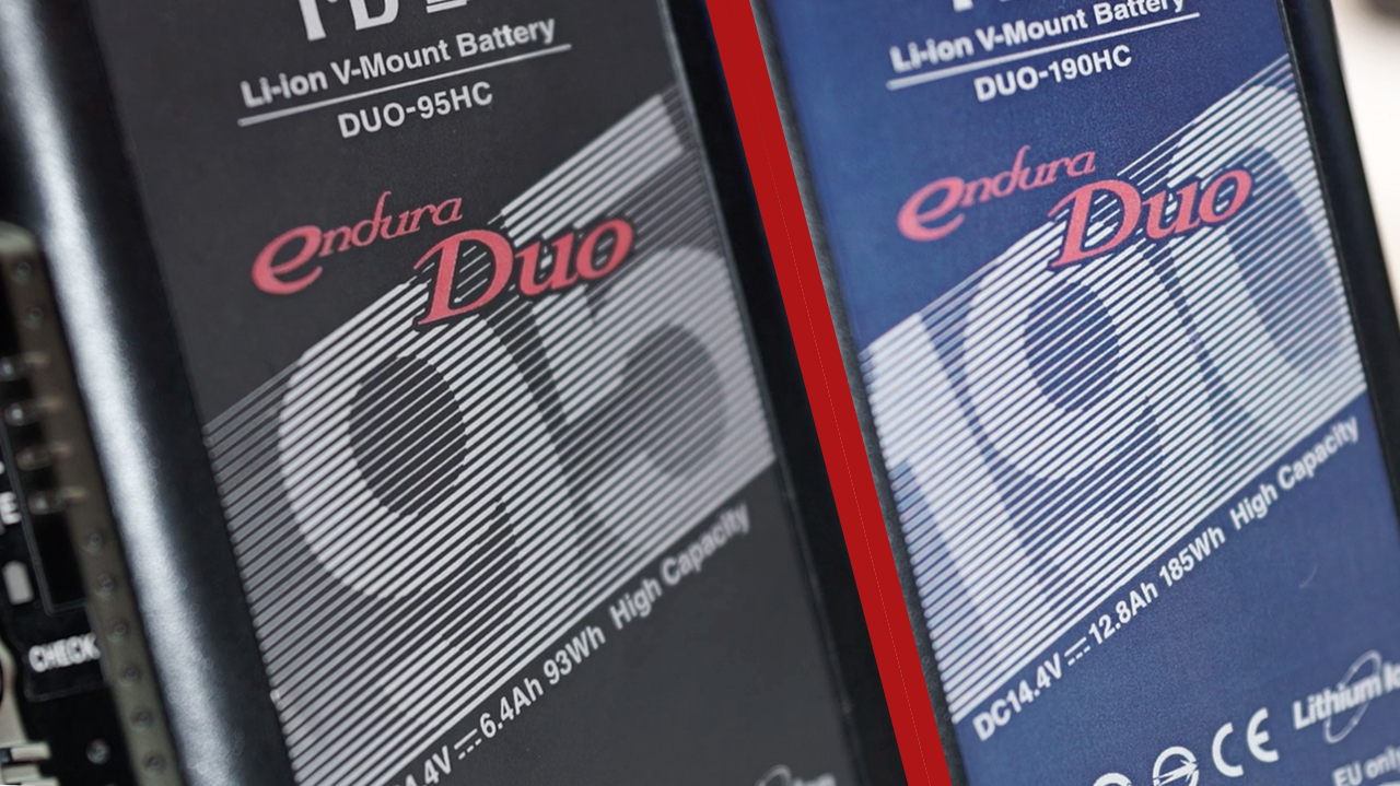 The Perfect Slimline V-Lock - IDX Endura Duo Halve In Size