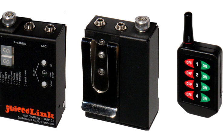 JuicedLink Little DARling - Compact Audio Recorder With Slate Tone Sync