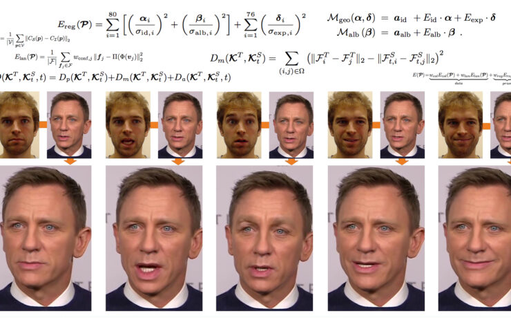 Face2Face: Real-time Face Capture and Reenactment of Videos