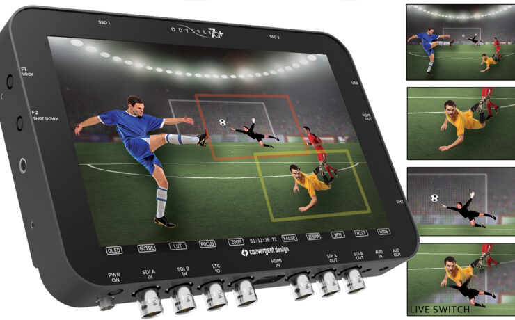 Convergent Design Titan - One 4K Source, Three HD Angles