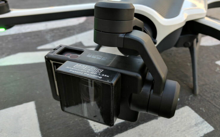 GoPro Karma Drone Anamorphic Capability With Letus Adapter Lens