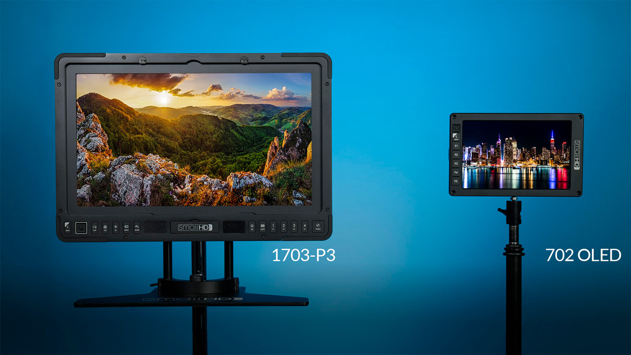 SmallHDが702 OLEDフィールドモニターと17インチモニター1703-P3を発表