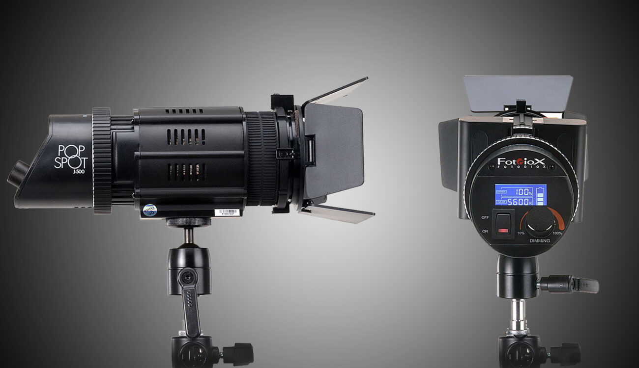 PopSpot J-500 LED - Fotodiox Introduces Pocket-Sized Fresnel Lights