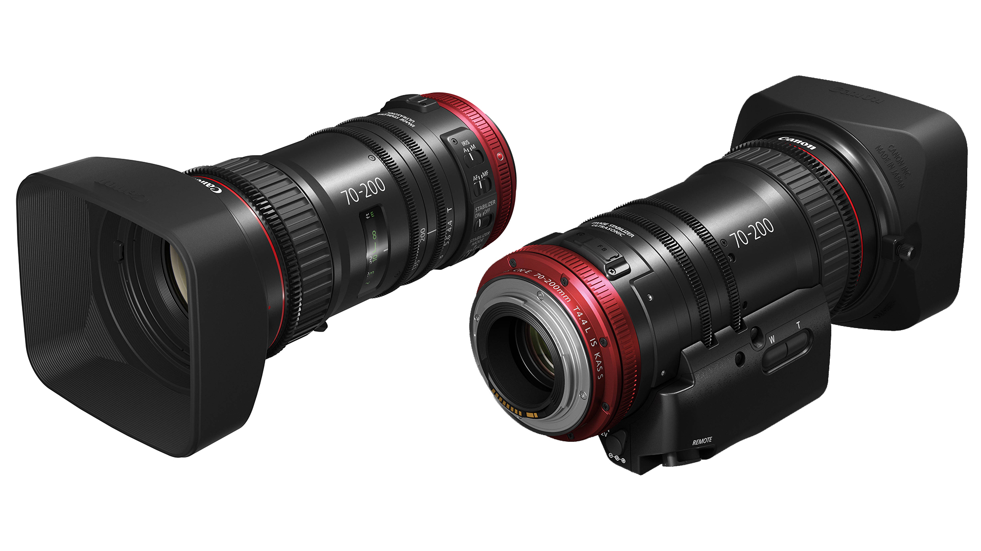 キヤノンCN-E 70-200mm T4.4を発表