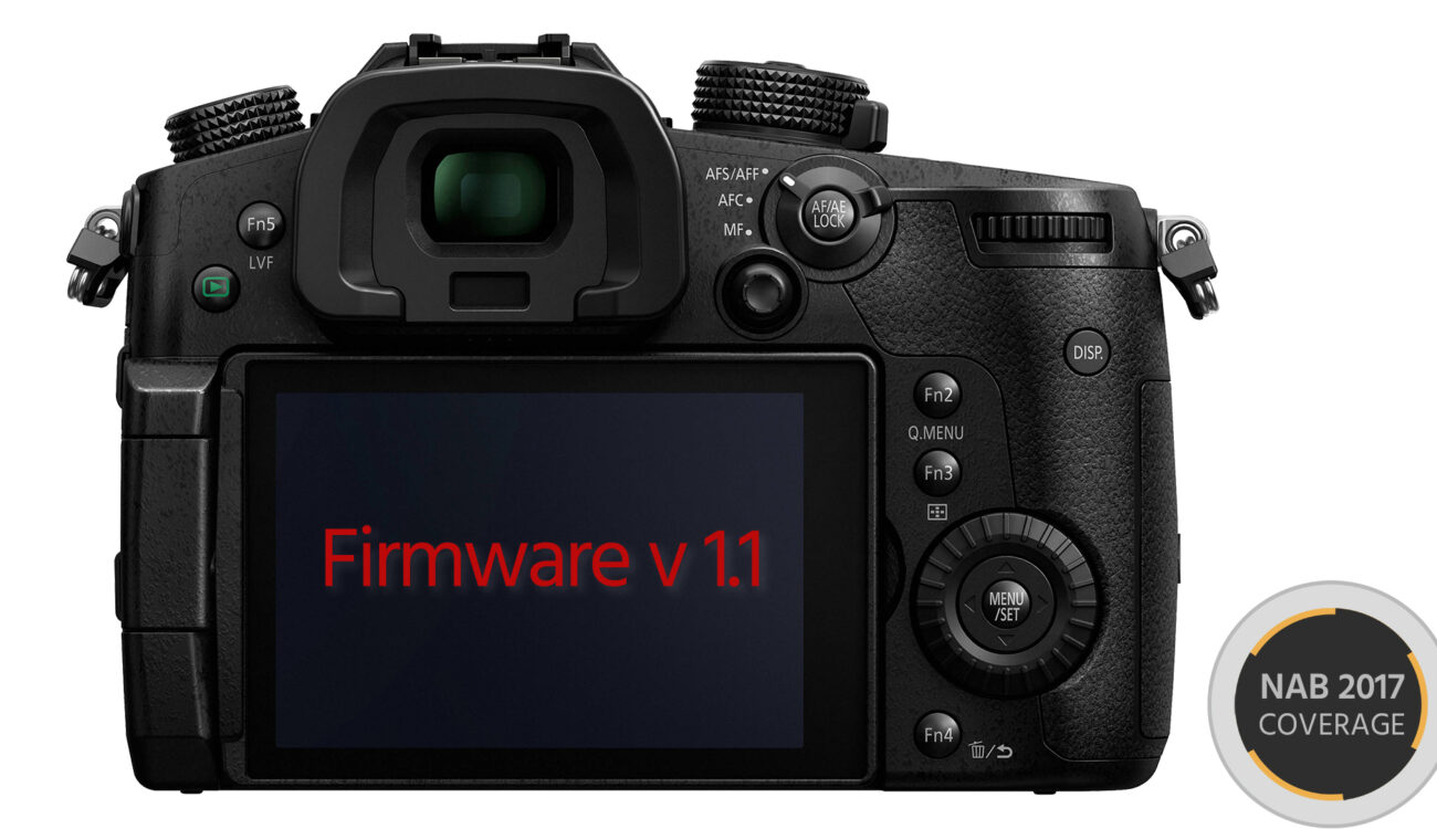 Firmware v1.1 for Panasonic GH5 Enables 10-Bit 4:2:2 FullHD Video