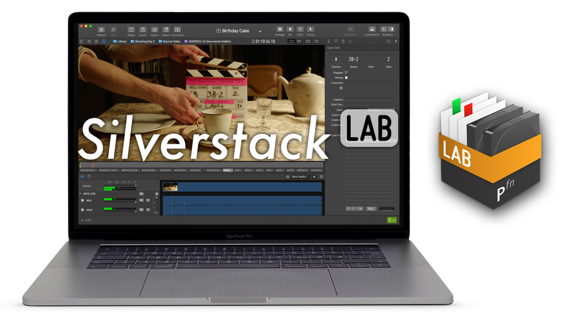 ポムフォート（Pomfort）のデータ管理ツールSilverstack Lab