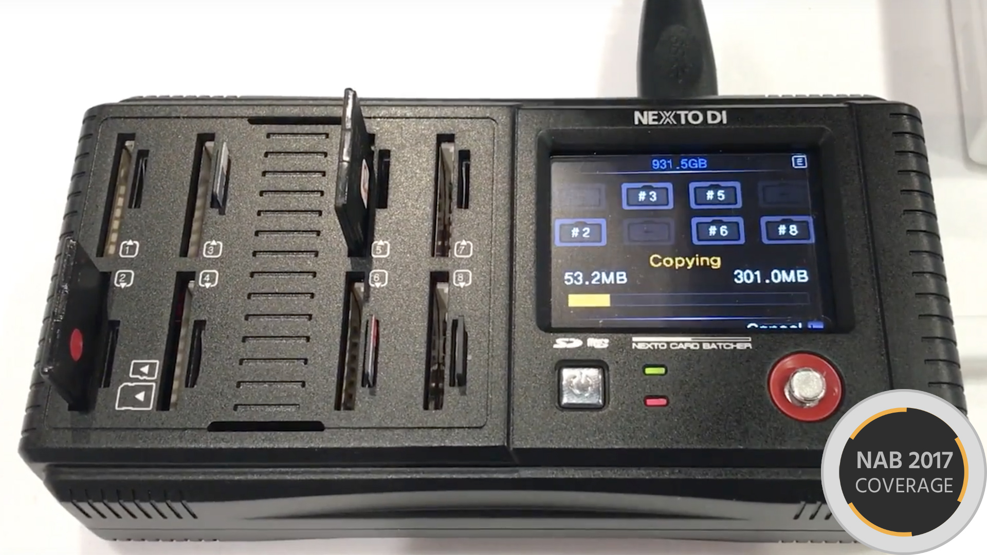 NEXTOがNCB-20 Card Batcherを発表 ➖ 各種メディアに対応するバックアップストレージ