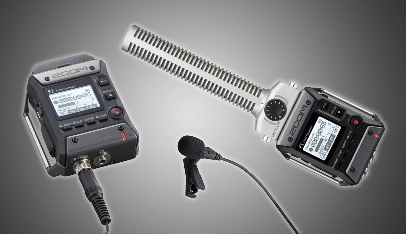 Zoom F1 - Tiny Recorder for Lavaliers and Shotgun Mics
