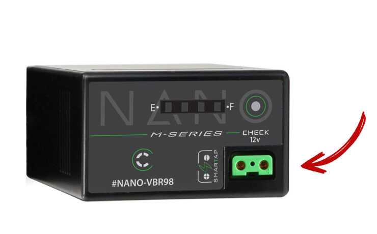 Nano-VBR98 Battery with D-Tap for Panasonic EVA1