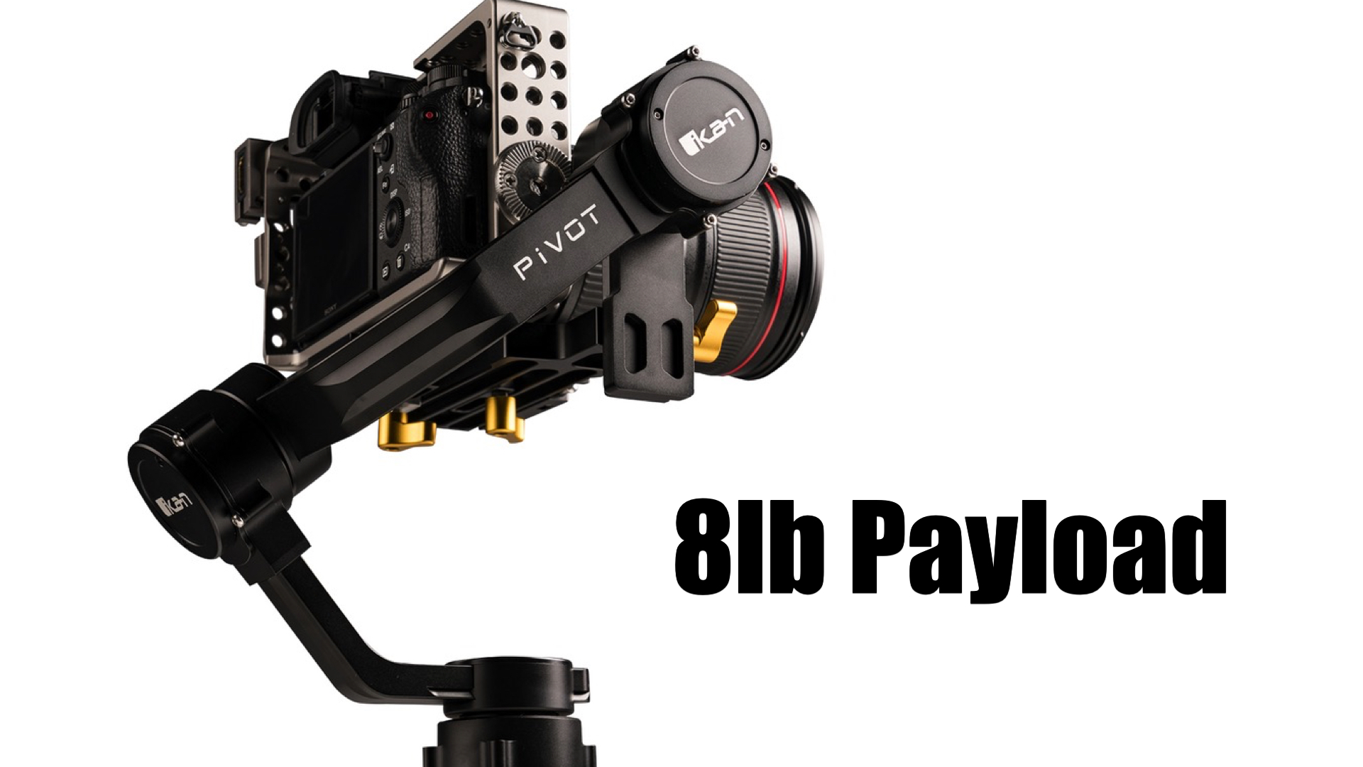 IkanがPIVOTハンドヘルド3軸ジンバルを発表 － 3.6Kgの耐荷重を実現