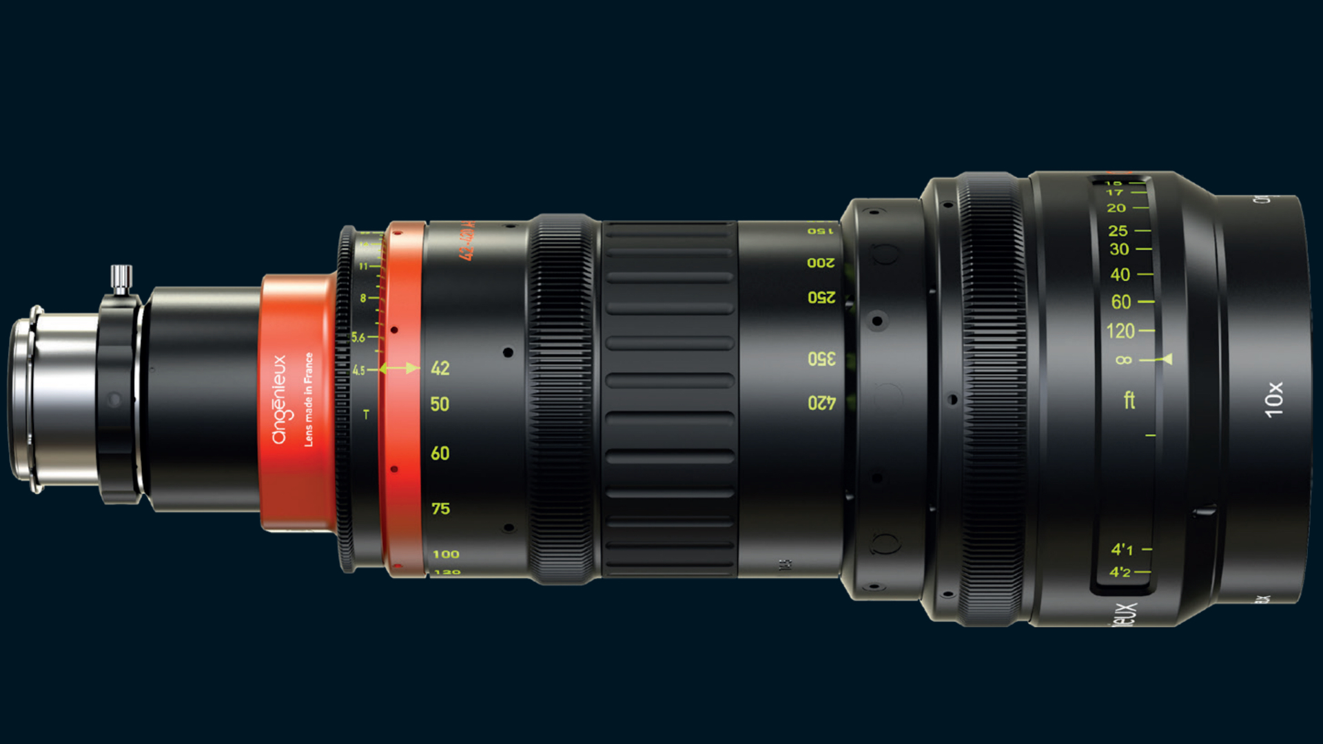 アンジェニューがOptimo Anamorphic 42-420 mmズームを発表