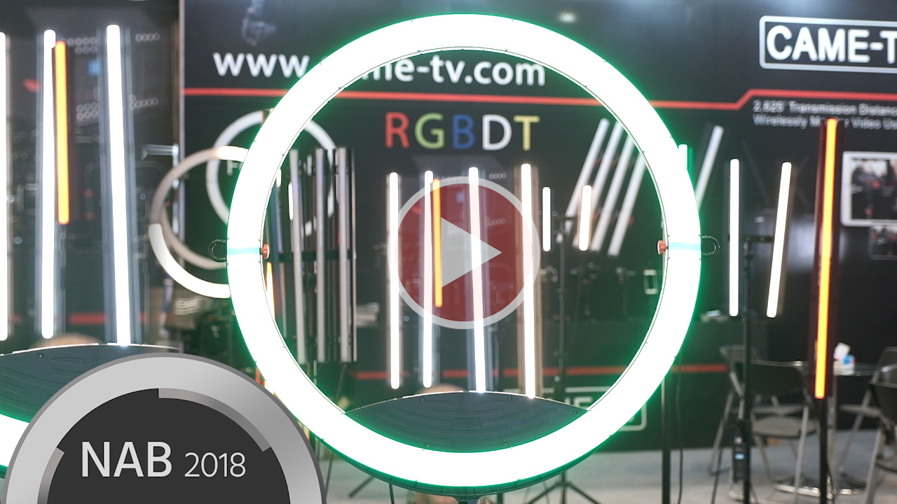 CAME-TVがRGBDTマルチカラーLEDライトを発表