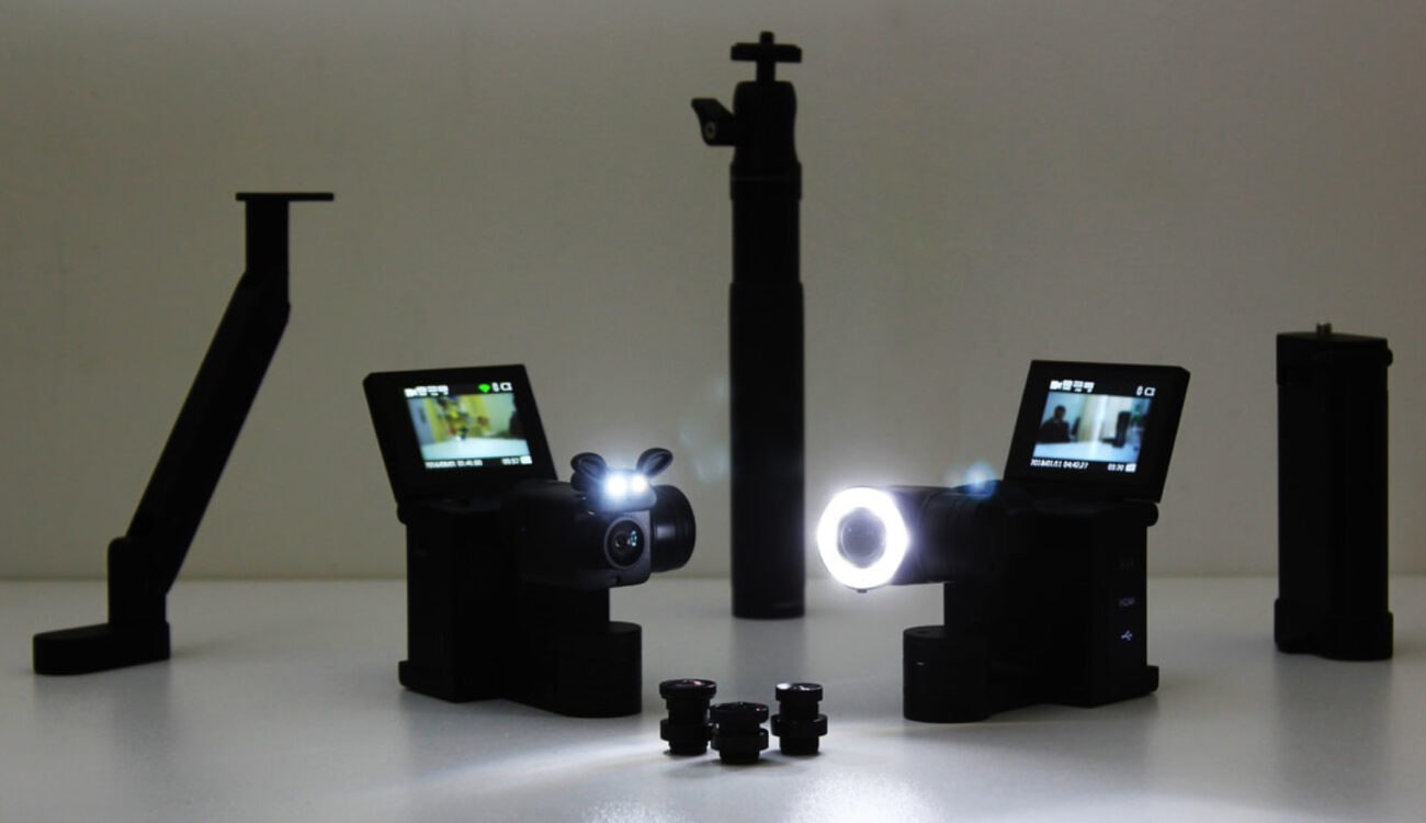 Meet the Idolcam: an Action 4K Camera with Gimbal and Lenses