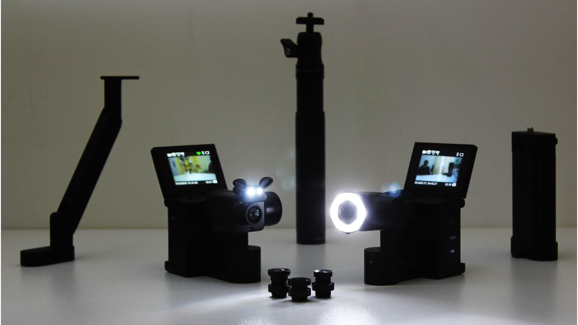 IdolcamがKickstarterに登場 － ジンバル搭載でレンズ交換できる4Kアクションカメラ