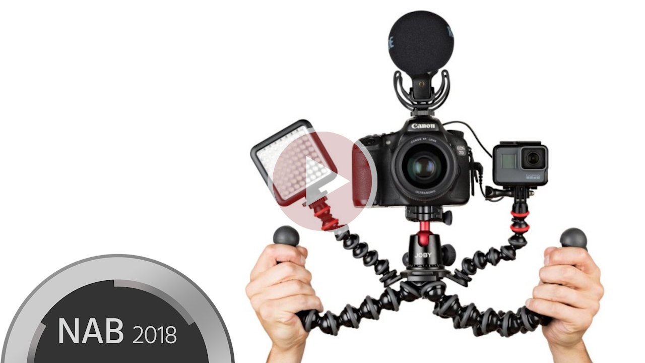 JobyがGorillaPod Rigを発表 － アクセサリーアームが付いて新登場