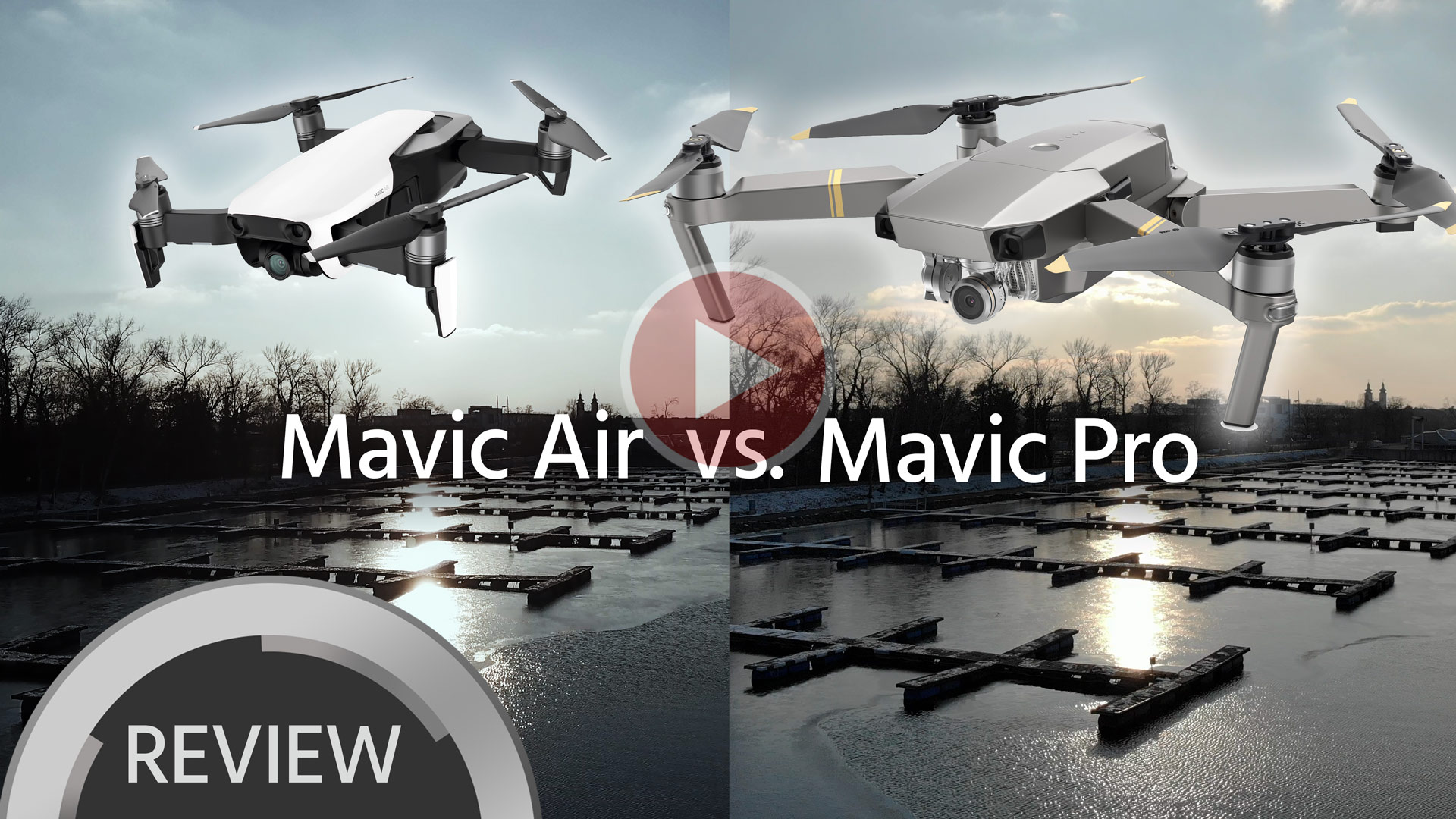 Comparación de material DJI Mavic Air vs. Mavic Pro