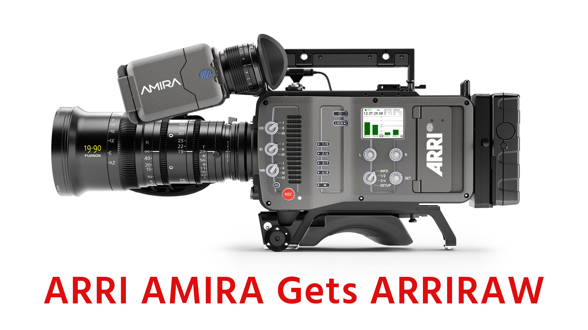 ARRIがAMIRA用に最新のソフトウエアをリリース － ARRIRAWでの記録が可能に