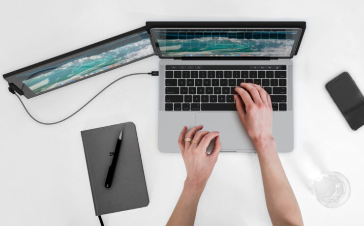 DUO – Double Your Laptop Screen Real Estate With This Foldable Monitor