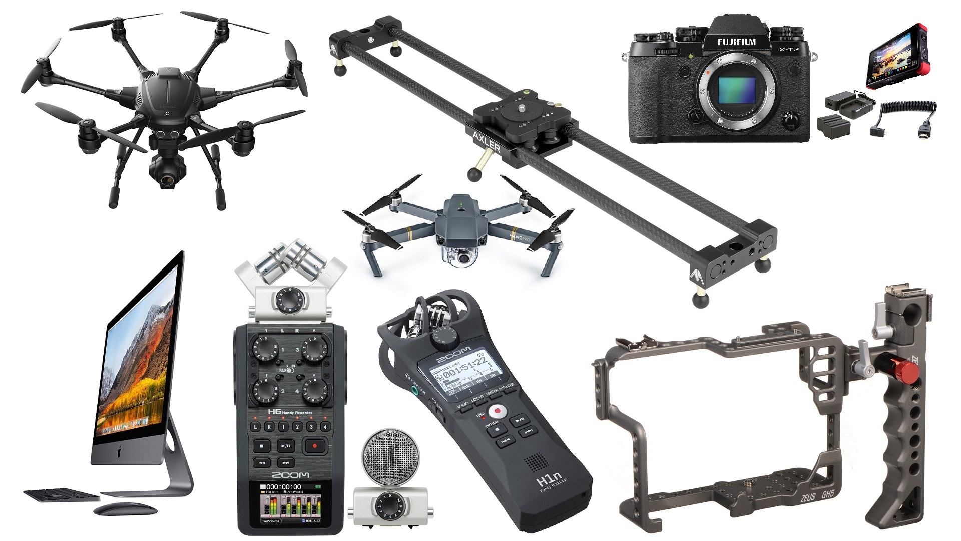 Las 10 mejores ofertas para cineastas de esta semana – Drones, grabadoras Zoom, cámaras Fujifilm y Canon, iMac Pro y más