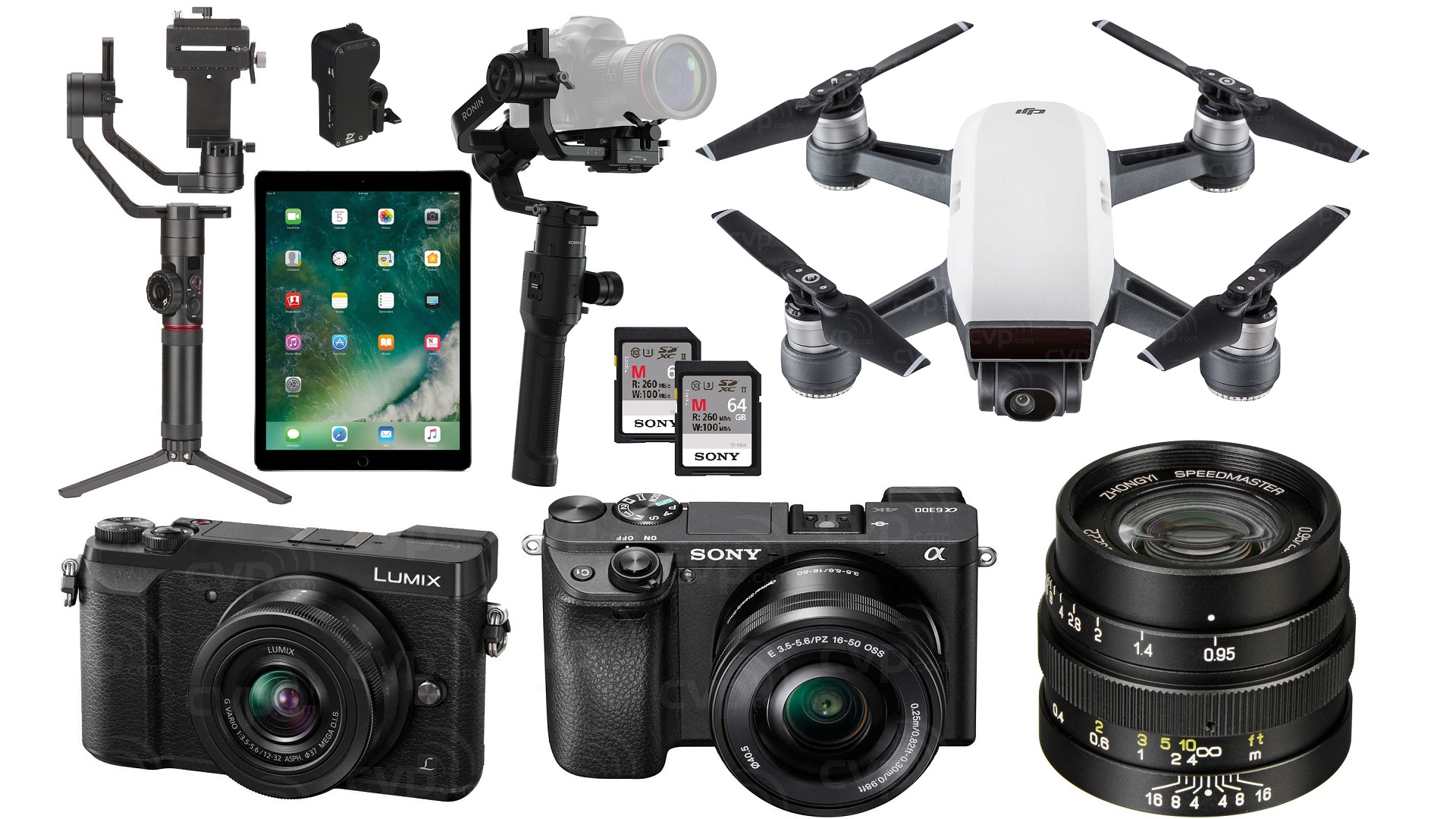 Las 10 mejores ofertas navideñas de último momento para cineastas: Ronin-S, Crane 2, iPad Pro, DJI Spark y más