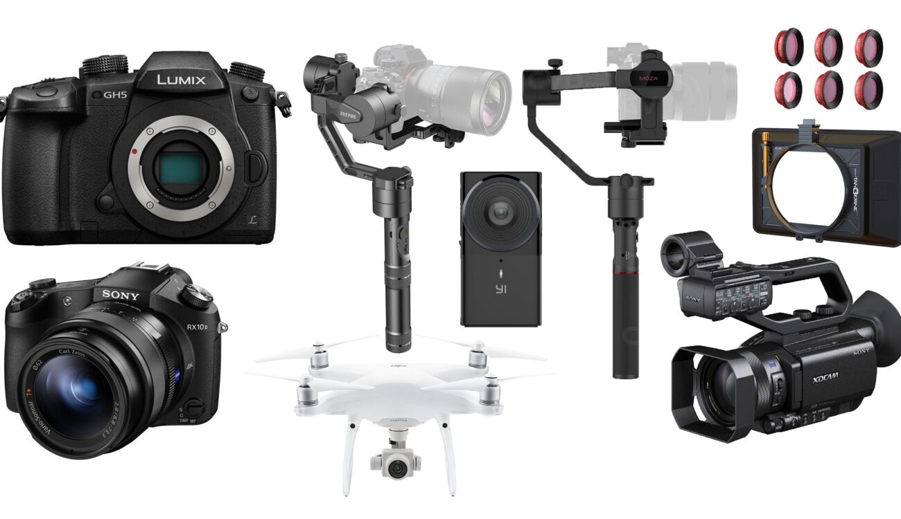 This Week’s Top 10 Deals for Filmmakers – DJI Phantom 4, GH5, Sony RX10 II, Gimbals and More