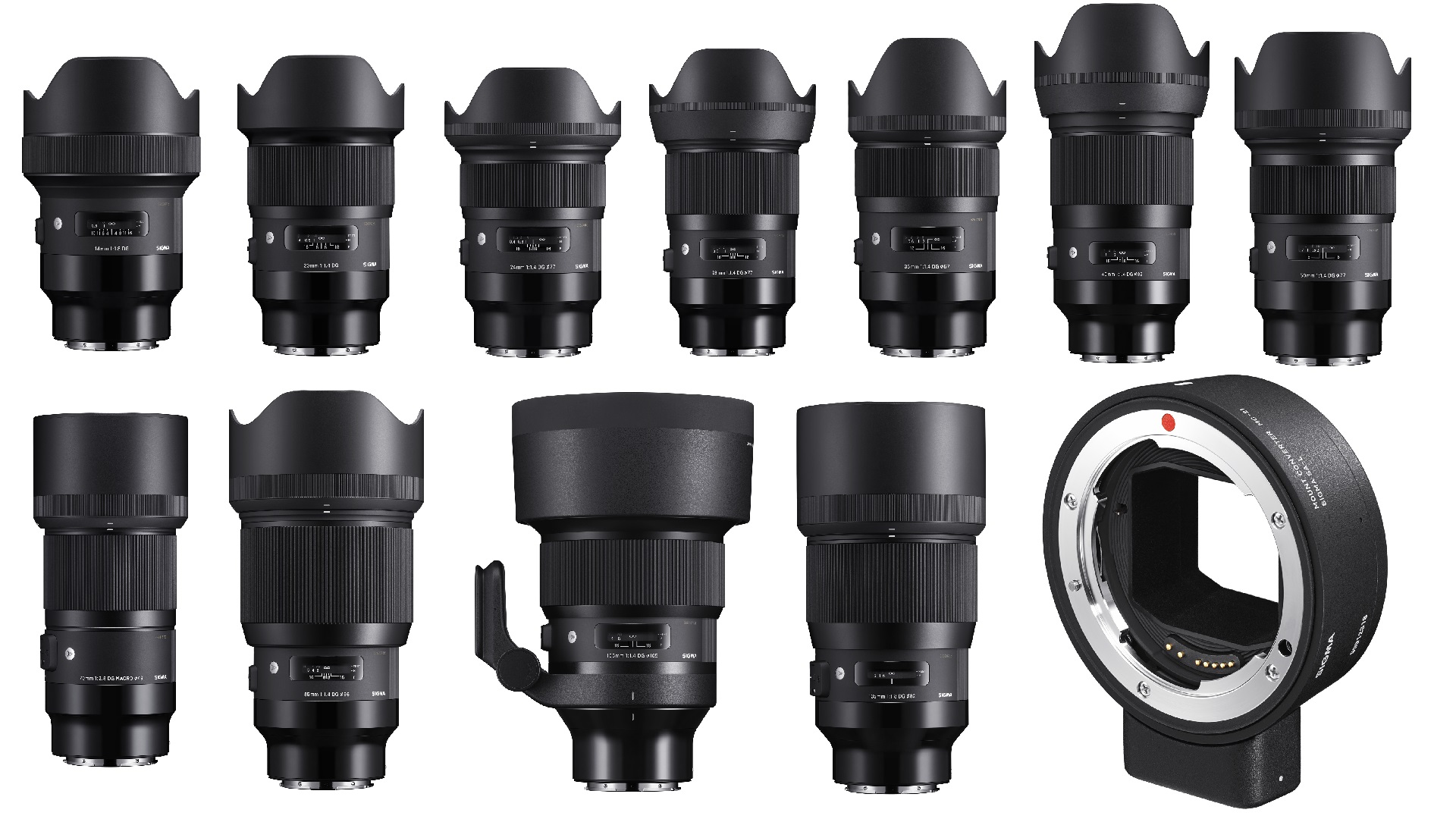 SIGMA Anuncia 11 Nuevos Lentes Prime con Montura L y el Convertidor MC-21