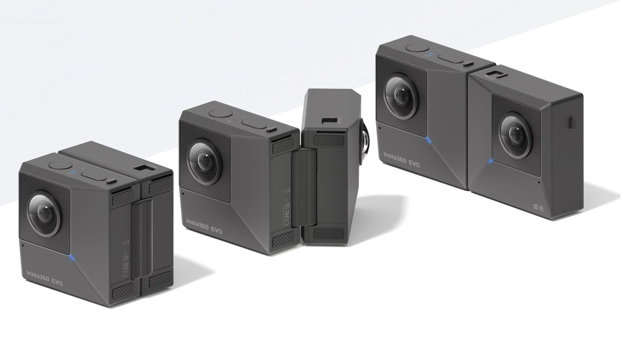 Insta360 EVO Announced - Shoot 3D 180 Degree or 360 Video with Foldable Camera