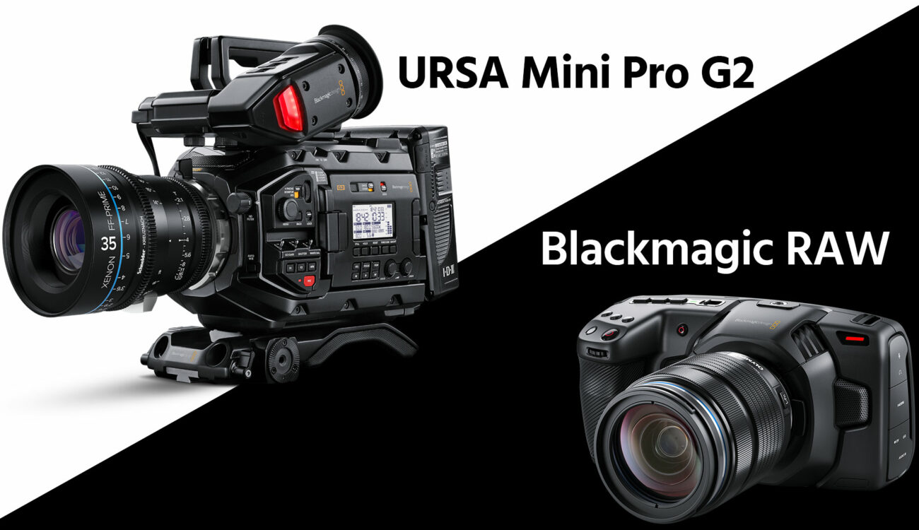 Blackmagic URSA Mini Pro G2 Introduced, Pocket 4K Gets Blackmagic RAW, No More DNG