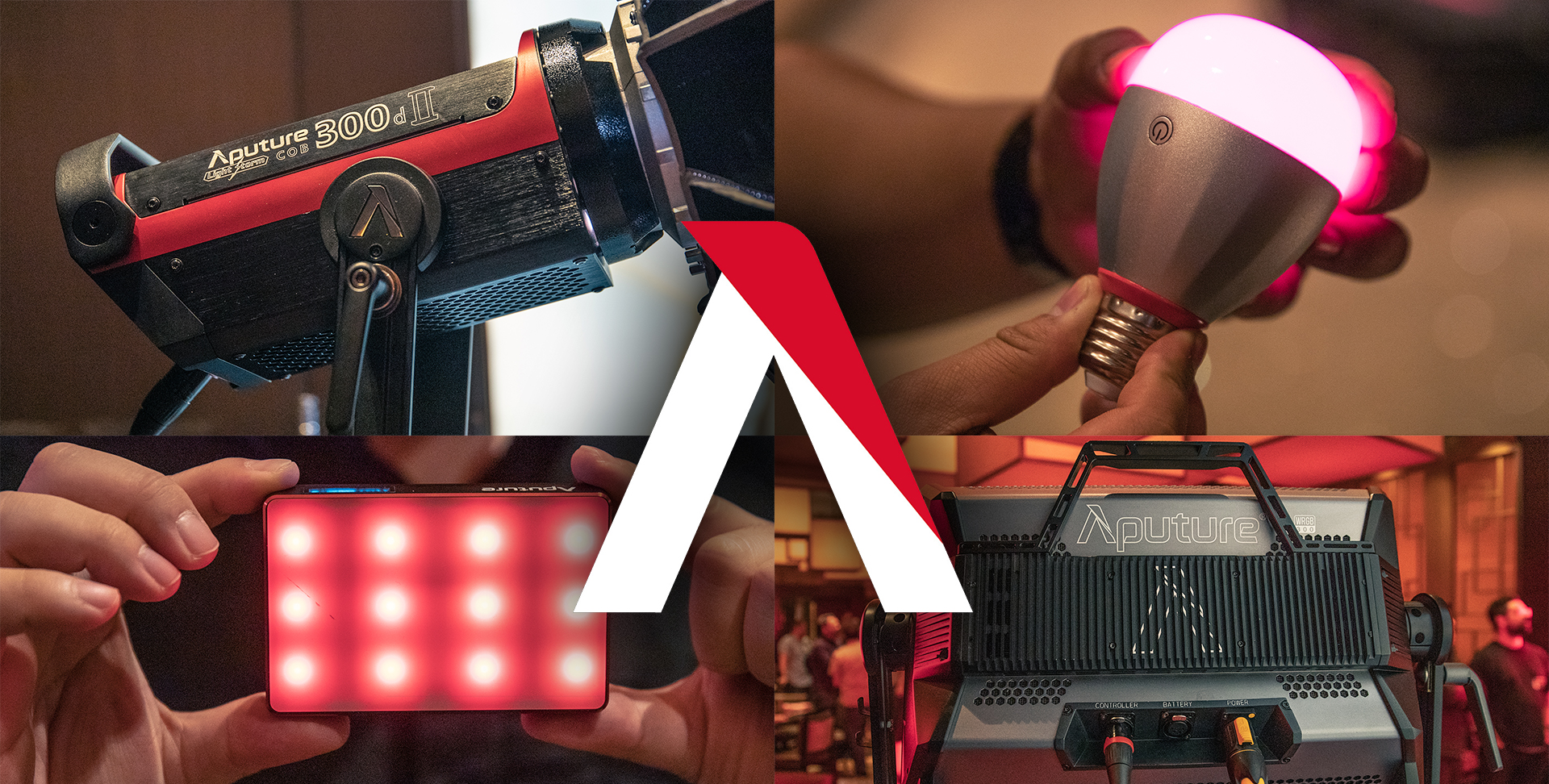 Aputure anuncia el LS C300d MKII, una bombilla, dos paneles LED y una app para todo eso