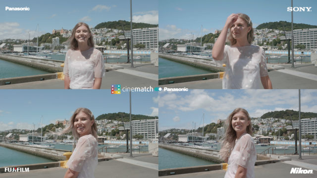 CineMatch hace fácil la coincidencia de color de las cámaras