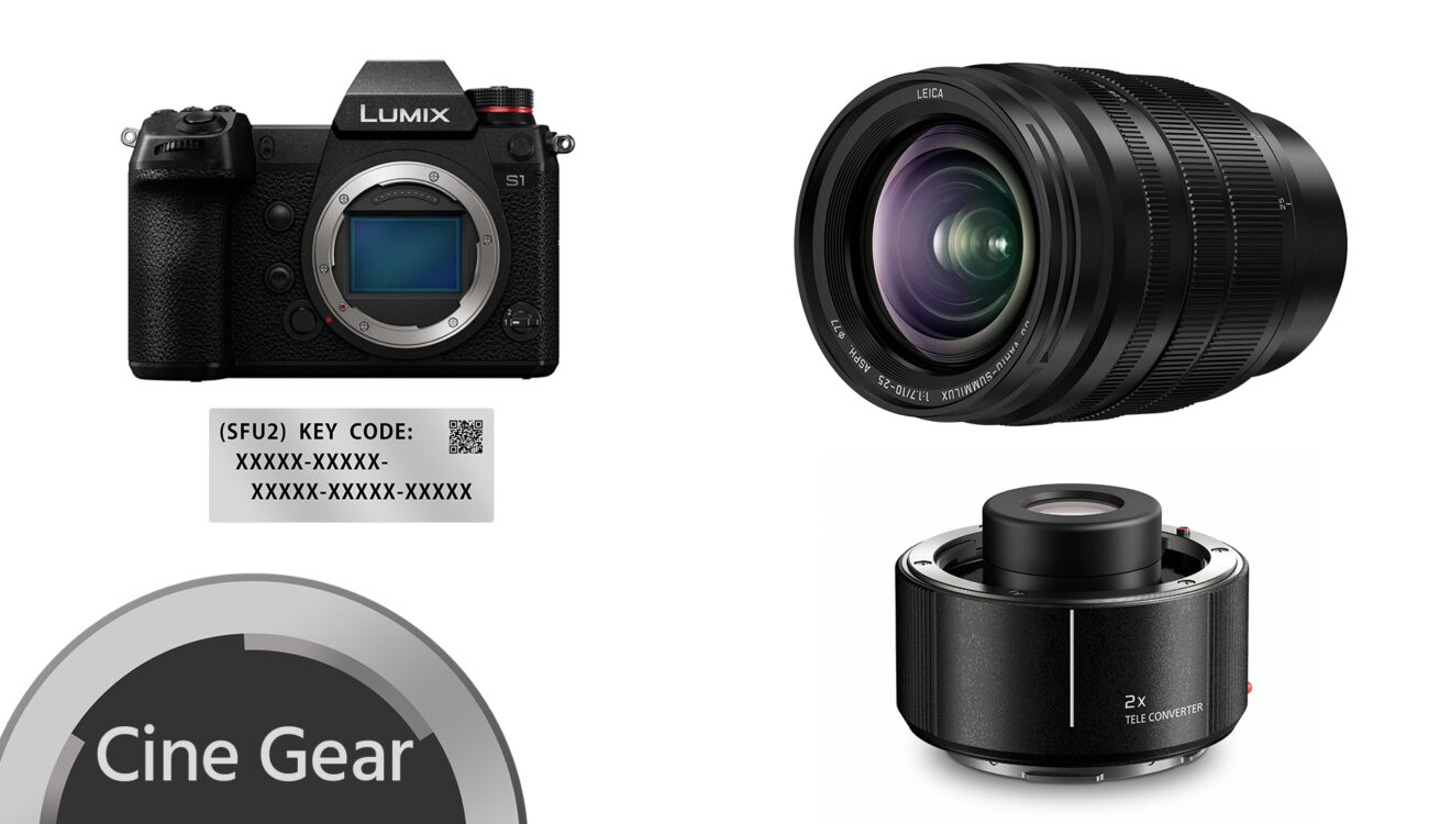 Panasonic S1 Firmware Update, LUMIX S Teleconverters and 10-25mm F/1.7 Lens Announced
