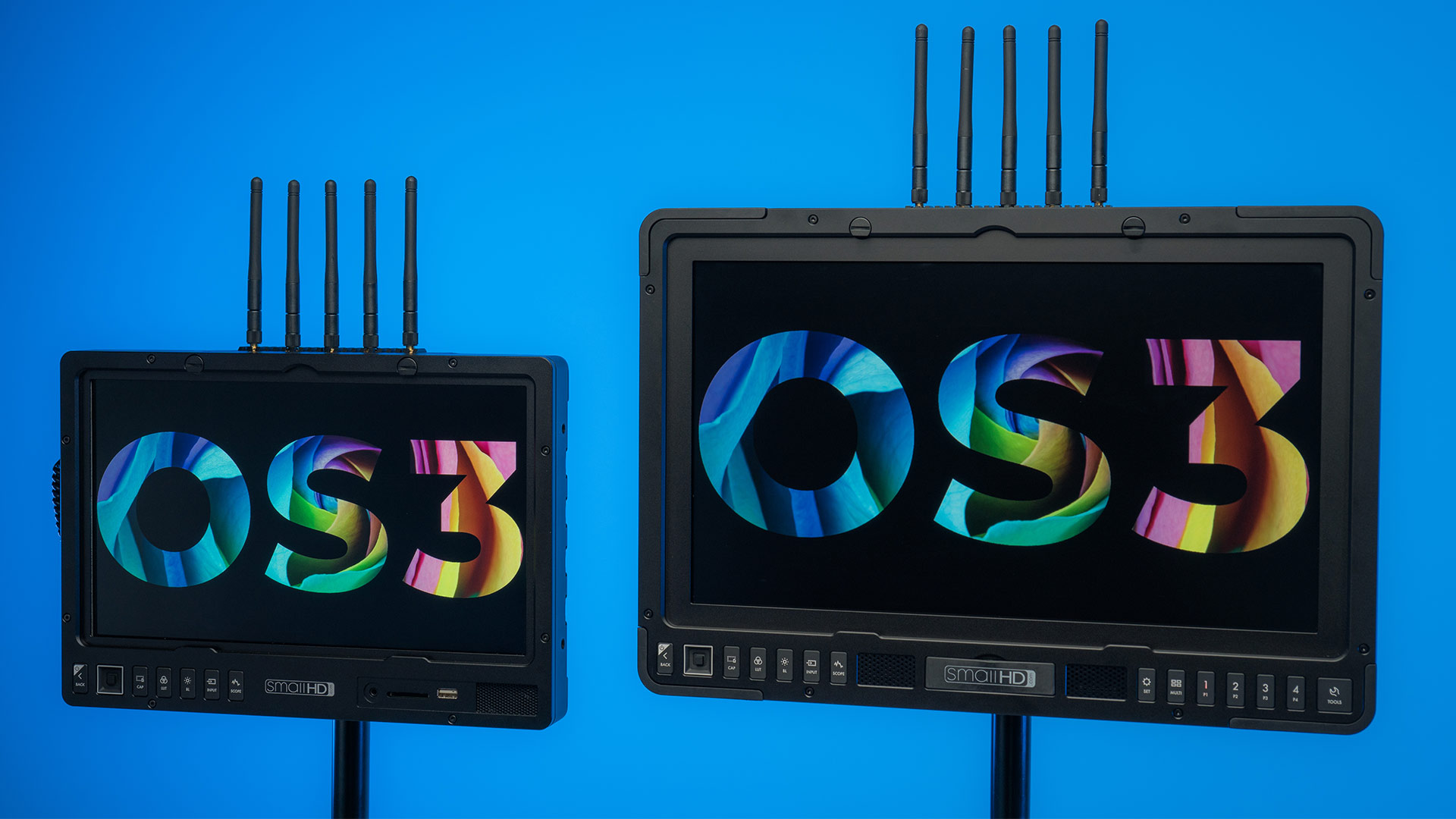 SmallHD 1303 HDR y 1703 P3X Bolt Sidekick - Monitores de producción inalámbricos