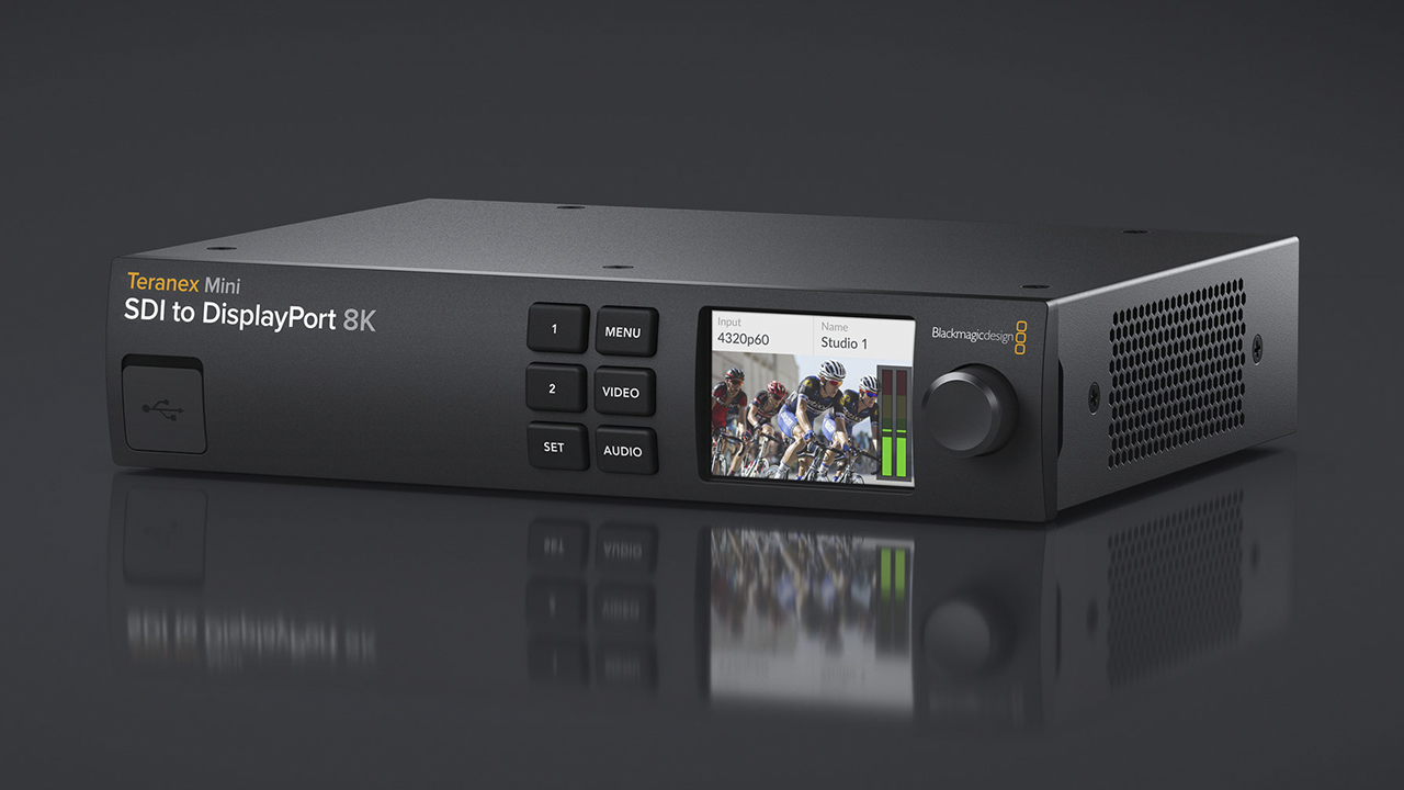 ブラックマジックデザインがTeranex Mini SDI to DisplayPort 8K HDRを発表