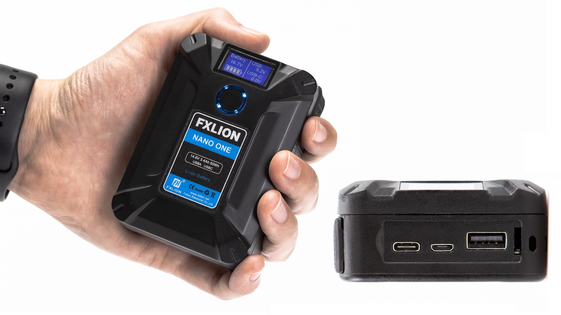 FxlionがNANO ONEを発売 － 50Wh V-Lockバッテリー