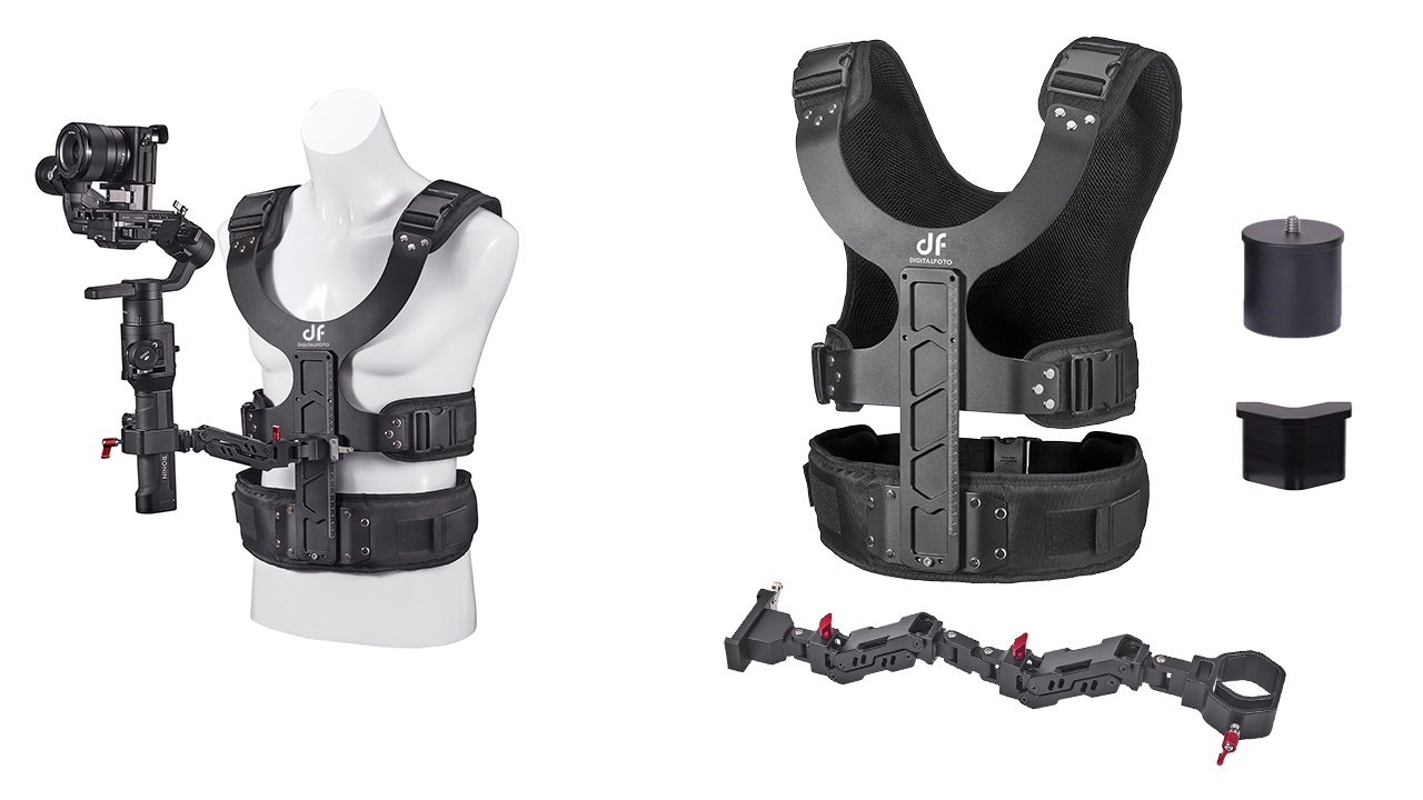Chaleco de soporte de gimbal THANOS de DigitalFoto para gimbals de una sola mano