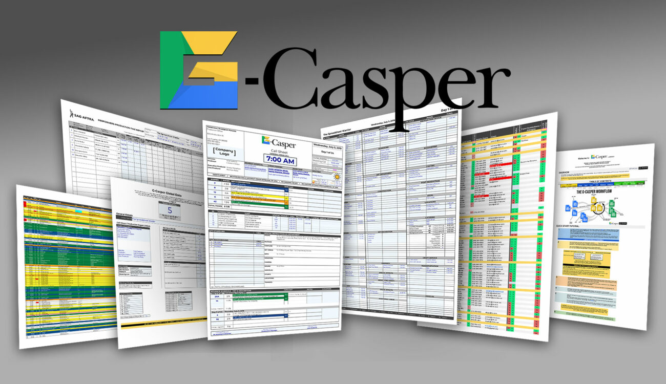G-Casper - Free Cloud-Based Tool for Easy Call Sheets