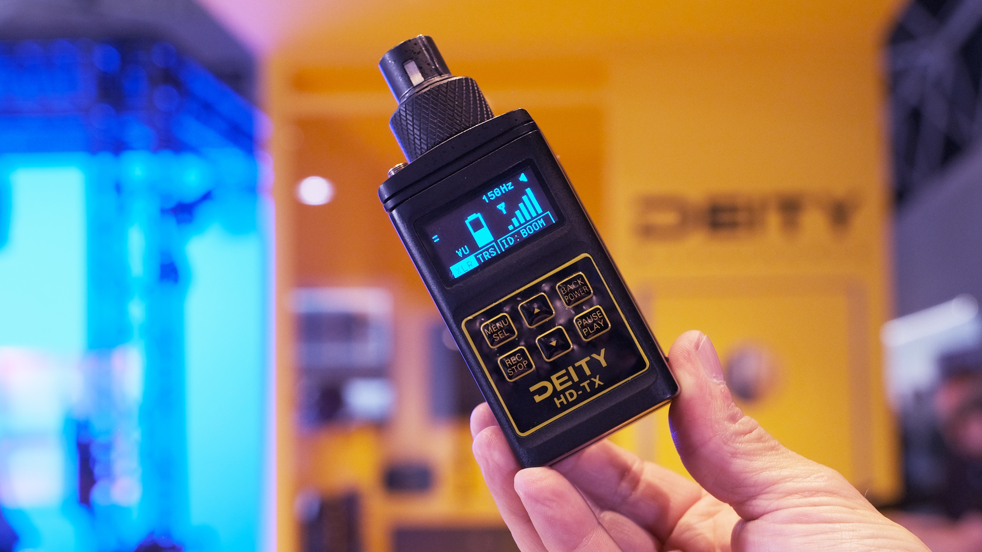 El Deity HD-TX combina grabación y transmisión de audio en un solo dispositivo