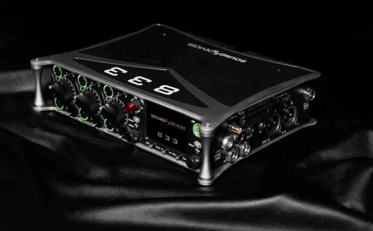 Sound Devices 833 Announced - Portable Compact Mixer-Recorder