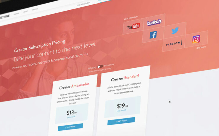 Music Vine Launches Subscription Plans for Pros & Creators
