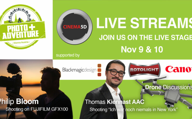 cinema5D Stage @ Photo+Adventure, 9th & 10th November 2019