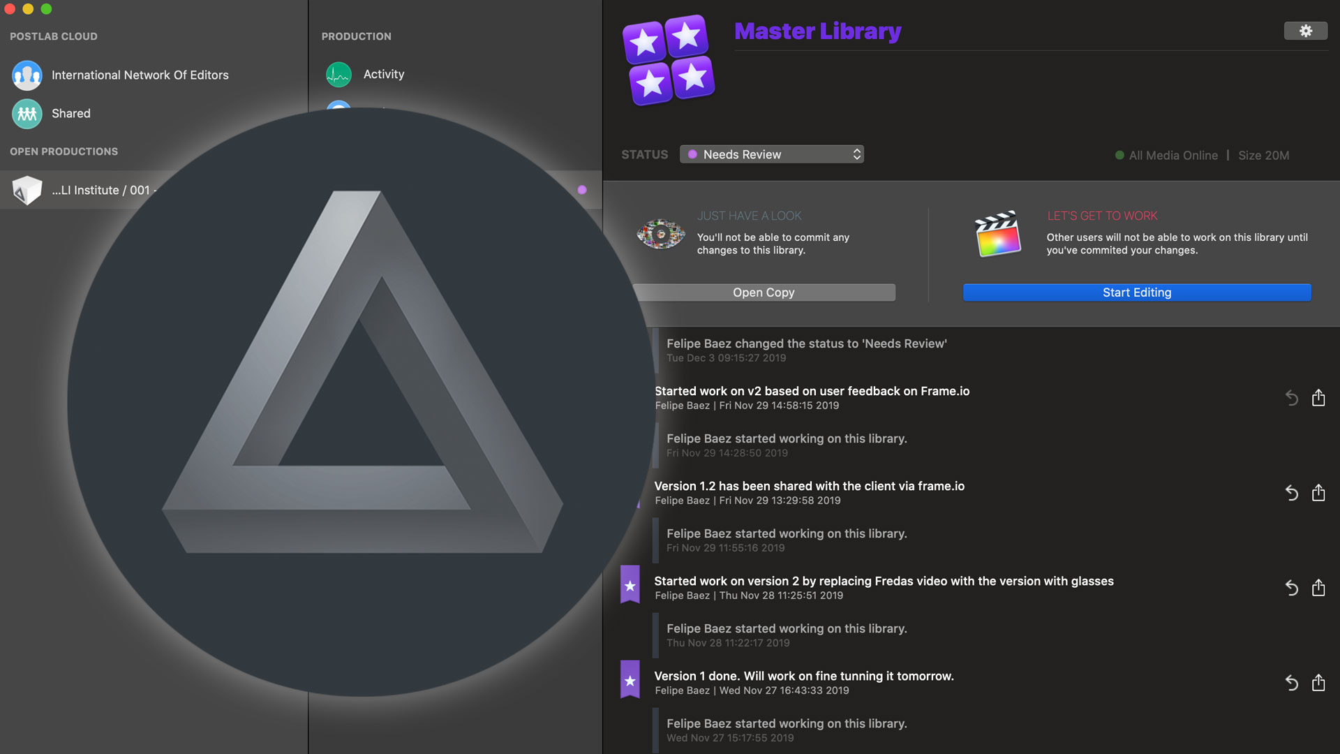 Relanzamiento de PostLab - comparte tu biblioteca de FCPX sin estrés