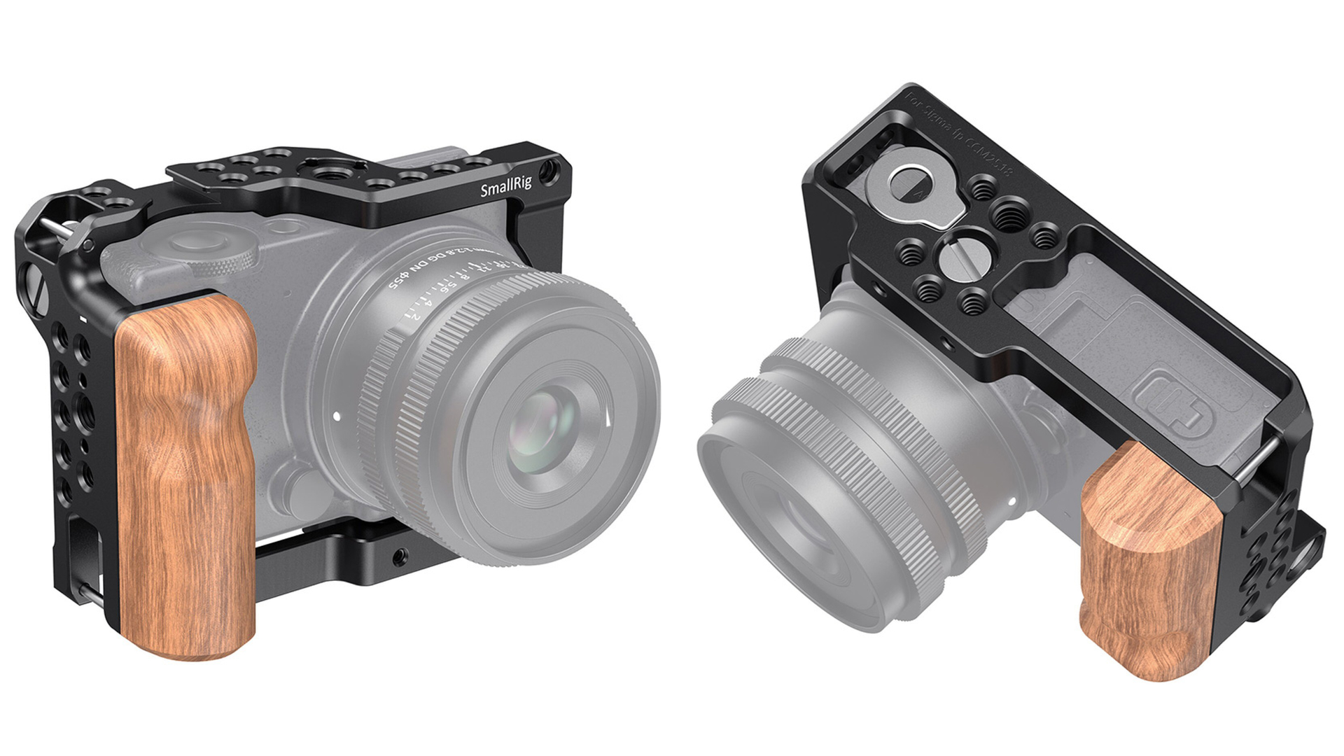 La SIGMA fp recibe su tratamiento de armazón SmallRig