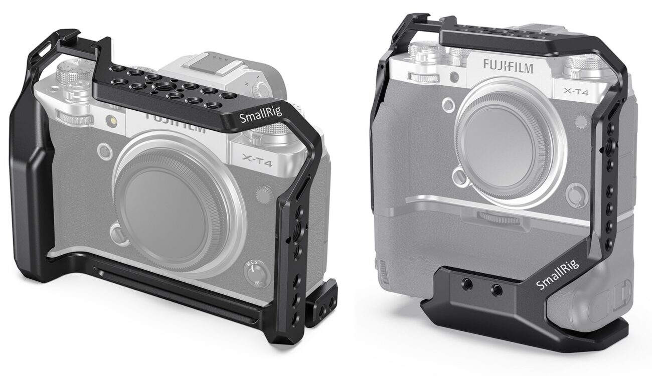 SmallRig FUJIFILM X-T4 Cage Announced - Version With and Without Battery Grip