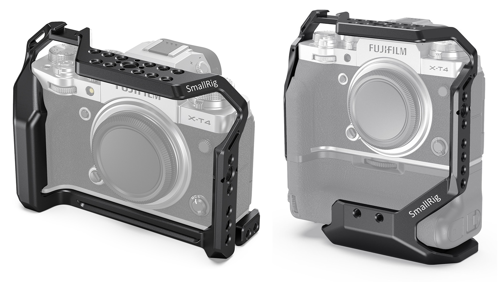 Anuncian Armazón SmallRig para FUJIFILM X-T4 - Versión con y sin agarre de batería