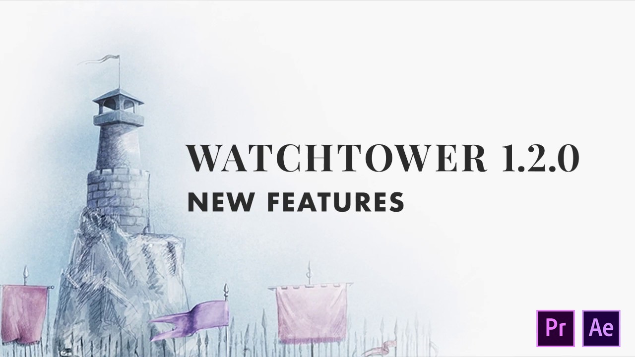 Watchtower V1.2.0 - Sincronización automática de bins de proyectos con carpetas de sistema en Premiere Pro y After Effects