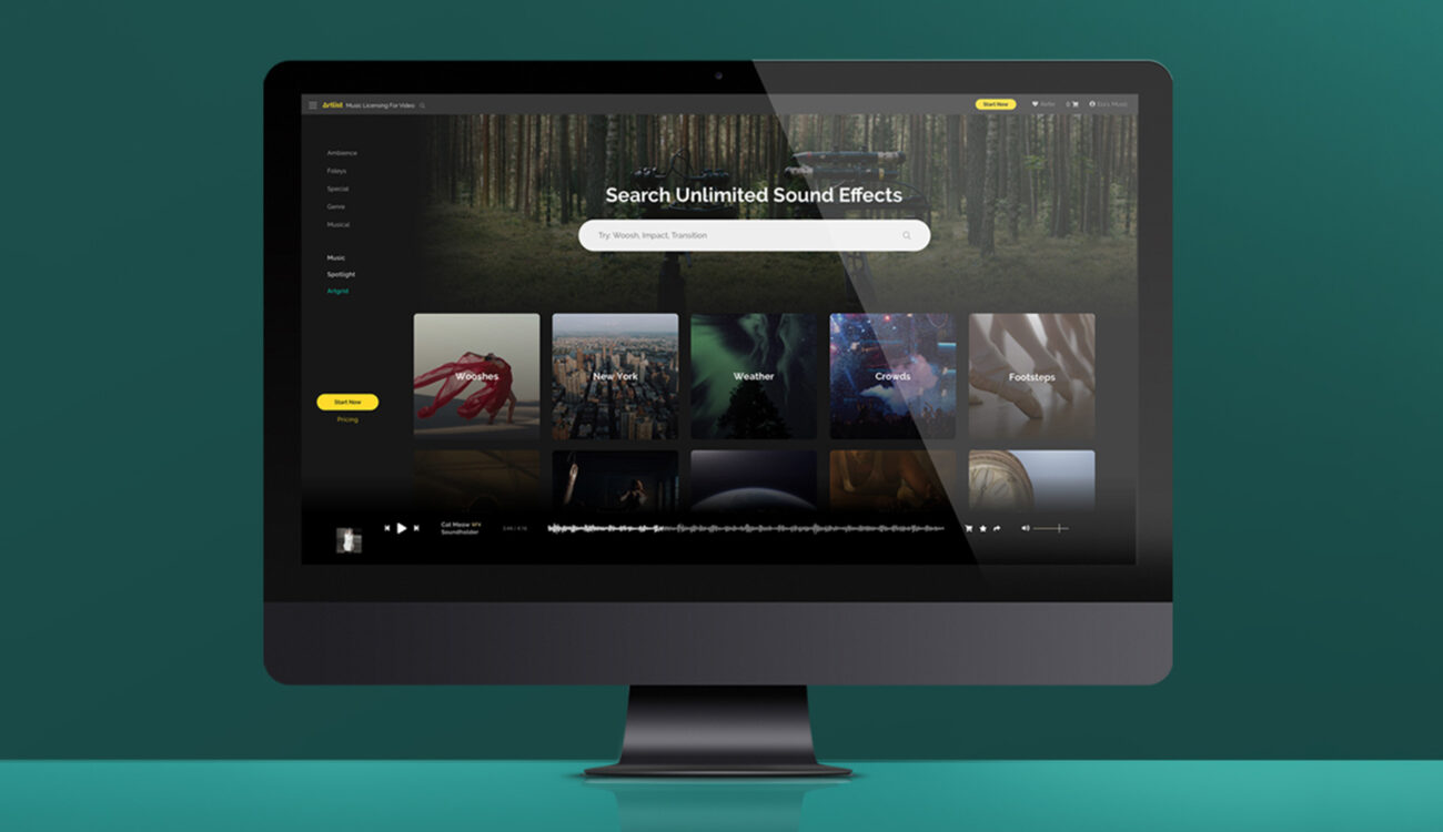 Artlist Launches New High End Sound Effects Library